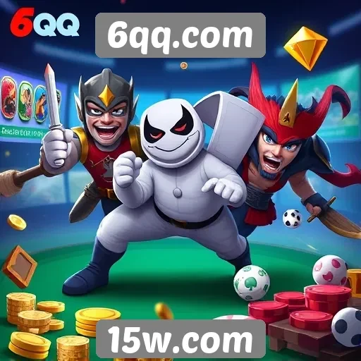 Diversidade de jogos disponíveis no 6qq.com